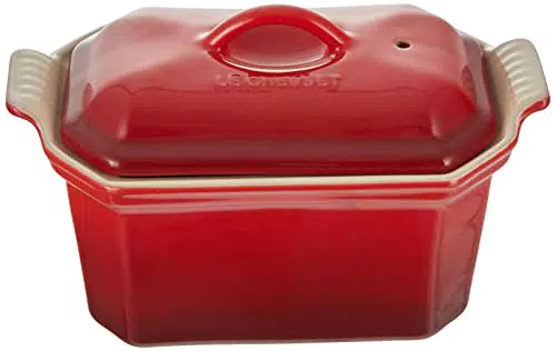 Le Creuset Steinzeug Foie Gras Terrine mit Presse und Thermometer
