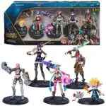 League of Legends - 10cm Actionfiguren 5er Pack jeweils mit Accessoires und Ausstellungssockel