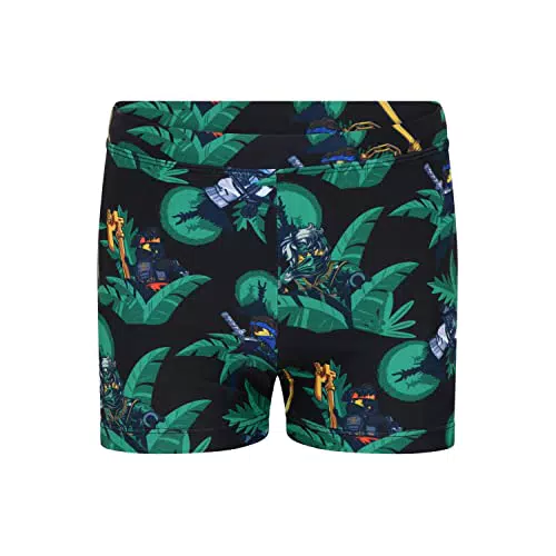 LEGO Jungen Ninjago Lwalex 318 Badehose, 995 Black, 104 EU