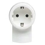 Legrand, Schutzkontakt-Stecker mit Steckdose, Doppelfunktionsstecker