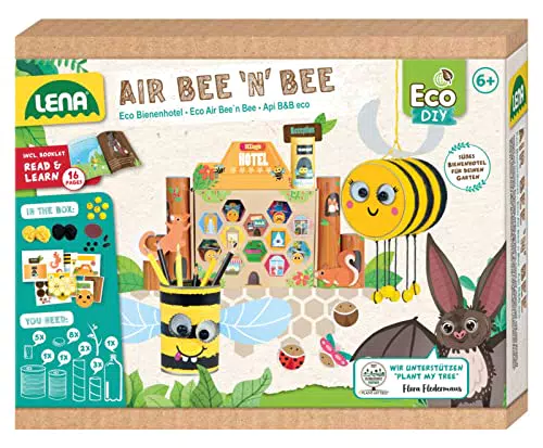 Lena 42832 Eco Bastelset Air Bee'n'Bee, Set mit Biene
