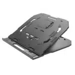 Lenovo 2 in 1 Laptop Ständer Ergonomisch 10 einstellbare Neigungswinkel Belüftet Rutschfest Tragbar GXF0X02619 Schwarz