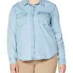 Levi's Damen Iconic Western Hemd,Cool Out 4,XXS