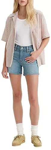 Levi's Damen Mid Length Shorts Denim Shorts, No More Rules