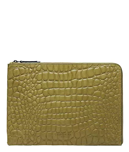 Liebeskind Berlin PB Croco Laptop Case, Onesize, Matcha