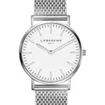 LIEBESKIND Damen Analog Quarz Armbanduhr mit Edelstahlarmband LT-0075-MQ