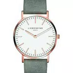 LIEBESKIND Damen Analog Quarz Armbanduhr mit Lederarmband LT-0085-LQ