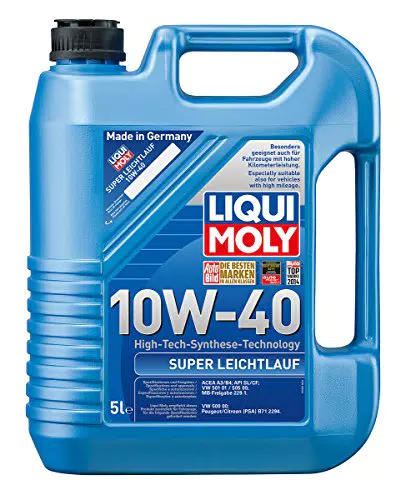 LIQUI MOLY Super Leichtlauf 10W-40, 5 L, Synthesetechnologie Motoröl