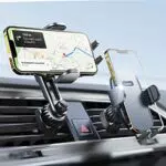 LISEN Handyhalterung Auto Lüftung, Universal Handy Halterung Auto KFZ Handyhalterung für iPhone 15 Pro Max Plus 14 13 12 Samsung S23 S22 One Plus