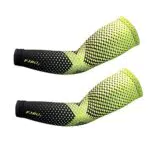 Lohca Arm Sleeves UV Schutz 50+ Gaming Ärmlinge Armstulpen Kompression Rutschfest für Rennrad Sport Esport Volleyball Basketball Golf