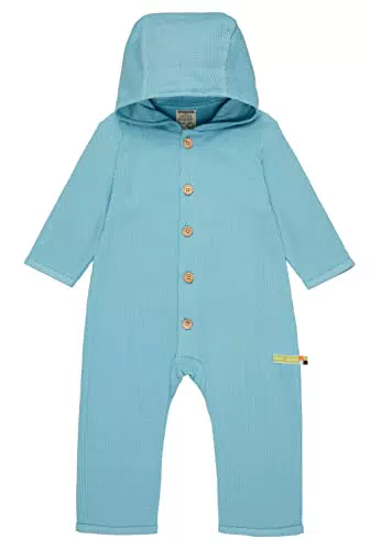 loud + proud Unisex Baby Waffelstruktur, GOTS Zertifiziert Overall