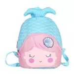 Lurrose Rucksack für Kinder, Cartoon-Meerjungfrau-Form