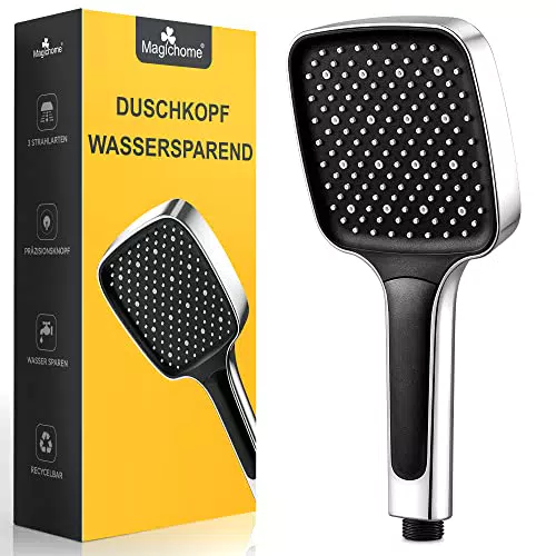 Magichome Duschkopf, Duschbrause Regendusche, wassersparend Duschkopf mit Druckerhöhung für höher Wasserdruck