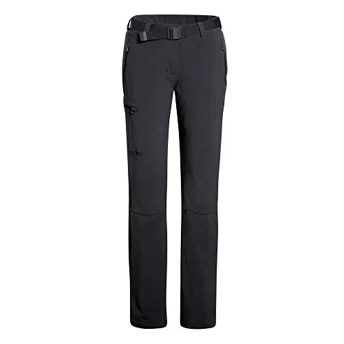 Maier Sports Damen Rechberg Therm Wanderhose, Schwarz