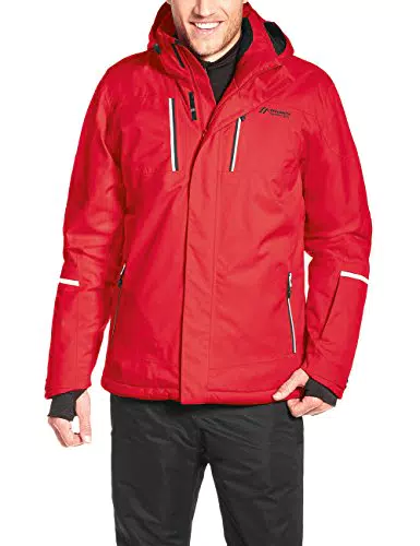maier sports Herren Skijacke Lupus, fire, 48, 110020