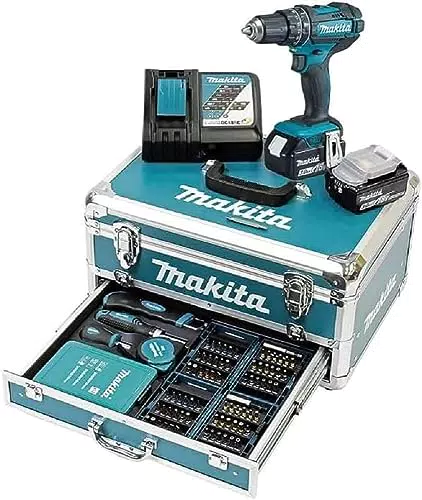 Makita DHP482RFX9 Schlagbohrschrauber 18V / 3, 0 Ah
