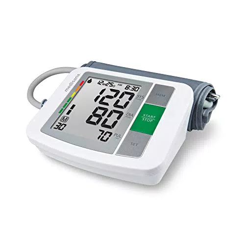medisana BU 510 Oberarm-Blutdruckmessgerät, präzise Blutdruck und Pulsmessung mit Speicherfunktion