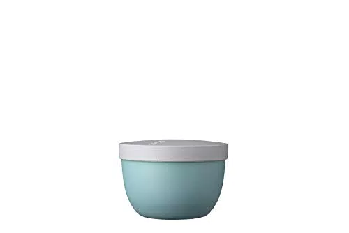 Mepal - Snackpot Ellipse - Praktischer Behälter zur Aufbewahrung & für Transport von Lebensmittel - Tiefkühltauglich - Spülmachinenfest - 350 ml - Nordic Green