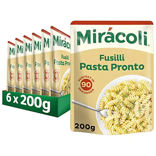 MIRÁCOLI Pasta Pronto Fusilli, 6 Packungen
