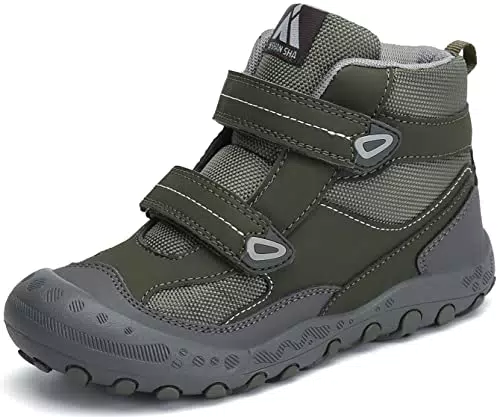Mishansha Kinder Wanderschuhe Jungen Mädchen Trekkingstiefel rutschfest Outdoor Trekkingschuhe Walkingschuhe