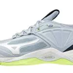Mizuno Damen Wave Momentum 2 Sneaker, Weiß meliert/Neolime