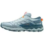 Mizuno Herren Wave Daichi 7 Traillaufschuh, Forget-Me-Not/Provincial Blue/Light Orange