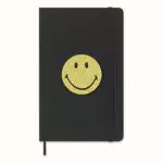 Moleskine - Limitierte Edition, Smiley Liniertes Notizbuch mit Hardcover und Elastikverschluss
