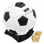MOMMED Digital Counting spardose mit zähler, Fußball Sparschwein groß für Kinder