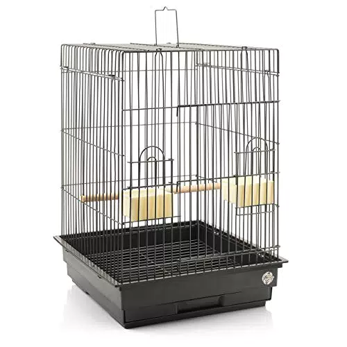 Montana Cages, Transportkäfig EOS ca. 44 x 44 x 68 cm Antik für Großsittiche & Papageien