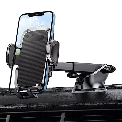 MOSOTECH Handyhalterung Auto, 360° Drehung Armaturenbrett/Windschutzscheiben KFZ Handy Halterung