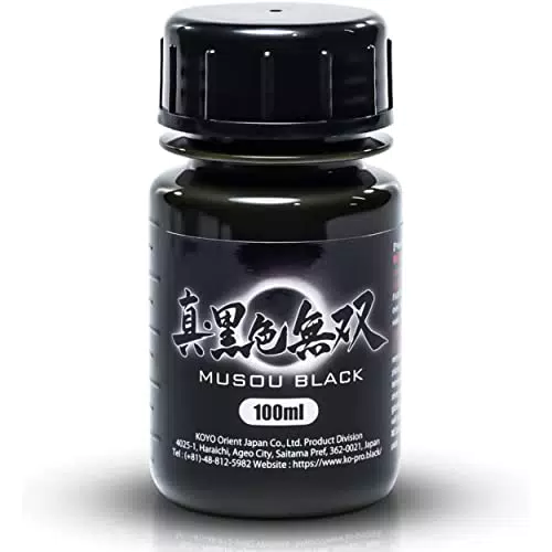 Musou Black Acrylfarbe, das schwärzeste Schwarz der Welt