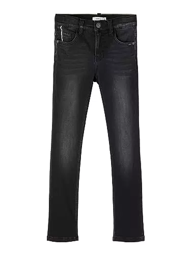 NAME IT Herren Nkmtheo Dnmclas Pant Noos Jeans, Black Denim