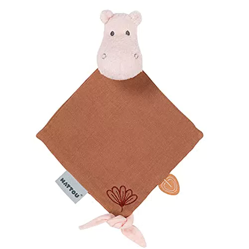 Nattou Mini-Schnuffeltuch aus Baumwolle und Polyester