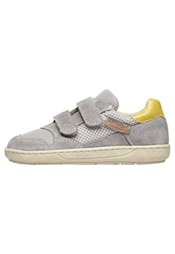 Naturino LILOX VL-Sneakers aus Veloursleder und Gewebe-Grau
