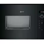 Neff HLAGD53N0 Einbau-Mikrowelle N50 / 38, 2 x 59, 4 cm / 25 l / Edelstahl / Grill / Auftaufunktion / Garfunktion / 8 Automatikprogramme
