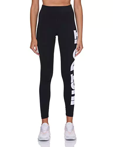 Nike Damen Essential Jdi Hr Leggings, Black/White, S EU