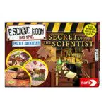 Noris 606101966 Escape Room Puzzle Abenteuer, Secret of The Scientist - Familien und Gesellschaftsspiel für Puzzle-Fans