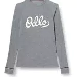 Odlo Kids Funktionsunterwäsche Langarm Shirt mit Big Logo ACTIVE WARM ECO