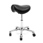 OFFICE EAGLE Sattelhocker mit Rollen höhenverstellbar & ergonomisch Premium Sattelstuhl ideal für Arztpraxen - Hocker höhenverstellbar