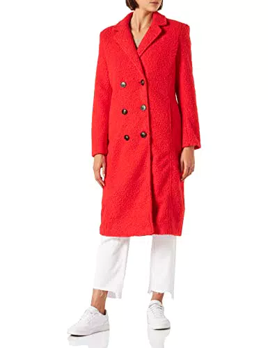 ONLY Damen ONLPIPER Coat CC OTW Jacke, Red Alert, m