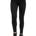 ONLY Damen Onlrain Reg Skinny Cry6060 Noos Jeans, Black Denim