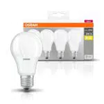 Osram LED Base Classic A Lampe, in Kolbenform mit E27-Sockel
