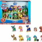 PAW PATROL, 10. Jubiläum, Action Pack Pups Figuren Geschenkset mit 10 Hundefiguren zum Sammeln