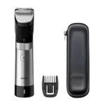 Philips Barttrimmer Series 9000 mit SteelPrecision-Technologie inkl. Bartkammaufsatz und Reiseettui