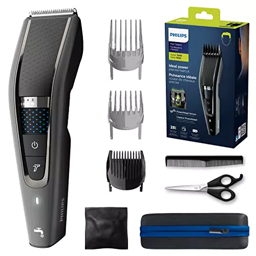 Philips Hair Clipper Series 7000 Haarschneider mit Trim-n-Flow-Technologie