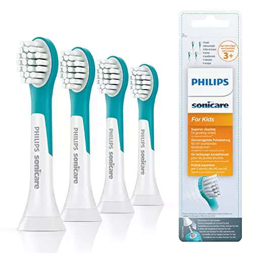 Philips Sonicare for Kids Original Compact Schallzahnbürstenköpfe - 4er-Pack