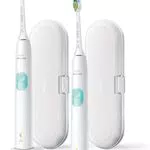 Philips Sonicare ProtectiveClean 4300 elektrische Zahnbürste HX6807/35 Doppelpack - 2 Schallzahnbürsten