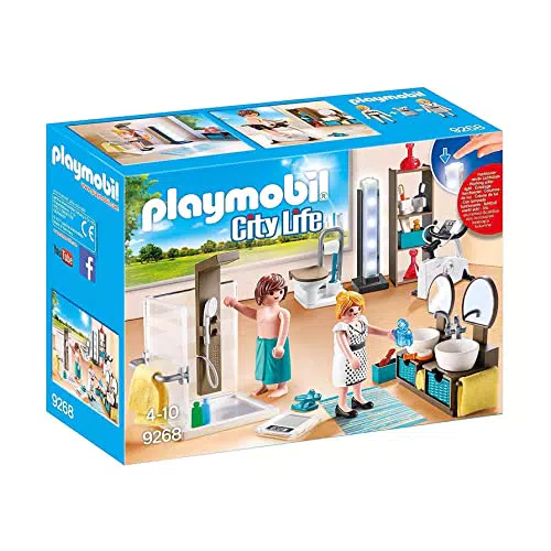 PLAYMOBIL City Life 9268 Badezimmer, Mit Lichteffekten