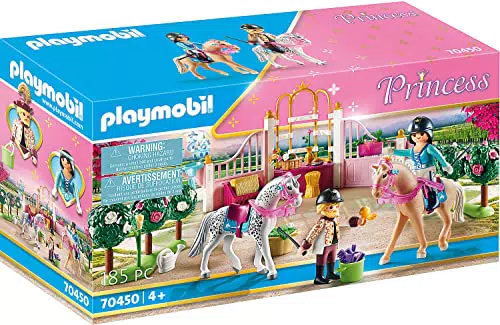PLAYMOBIL Princess 70450 Reitunterricht im Pferdestall
