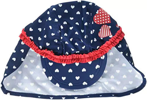 Playshoes Baby - Mädchen UV-Schutz Mütze Herzchen 461248